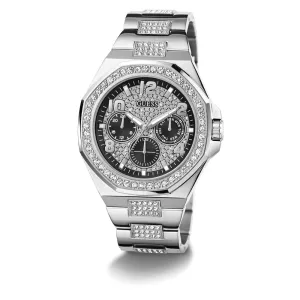 Guess Trend Empire Trend Silver-Tone Multi-function Men's Watch GW0785G3