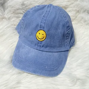 Happy Face Cap - Denim