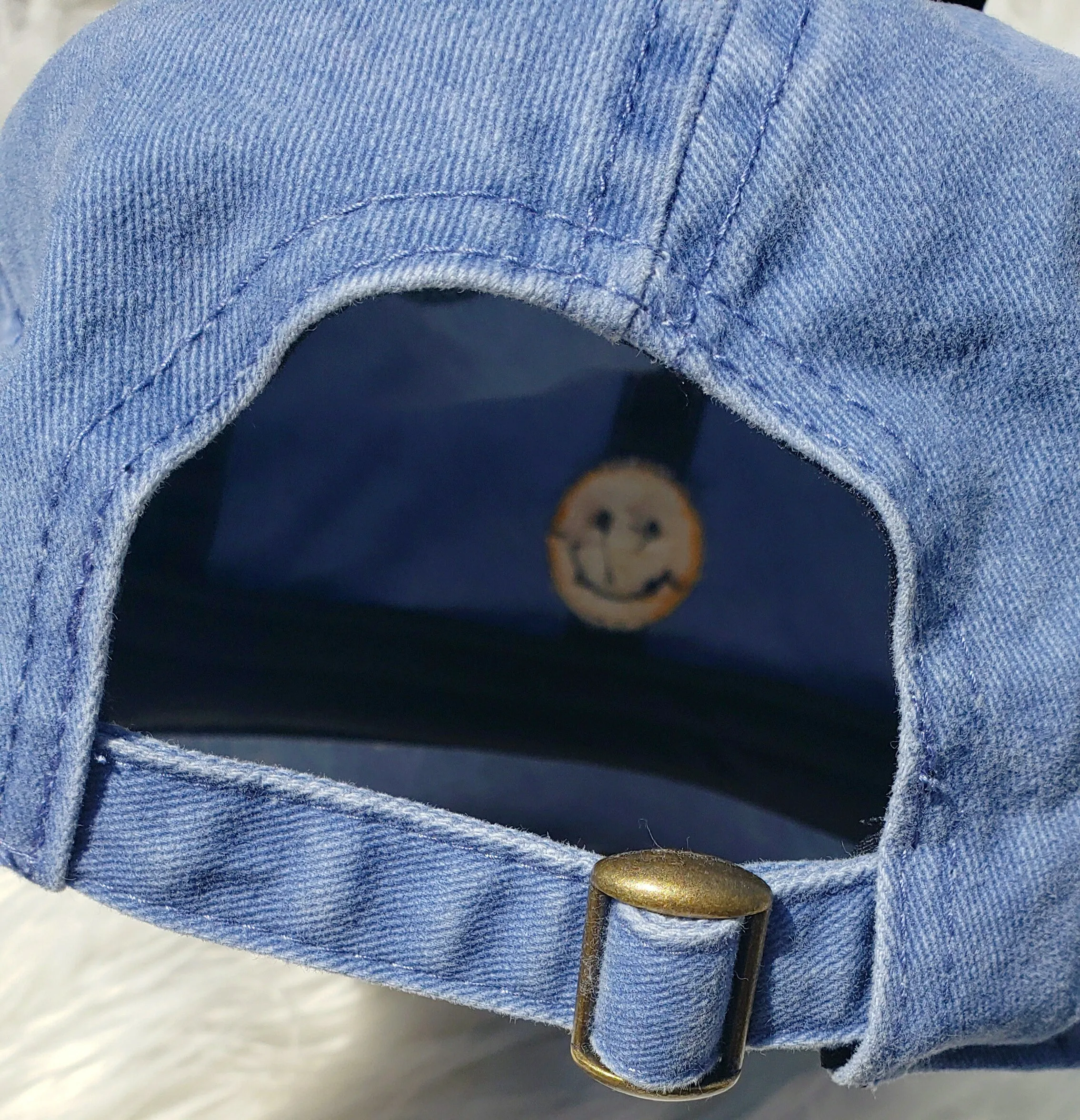 Happy Face Cap - Denim