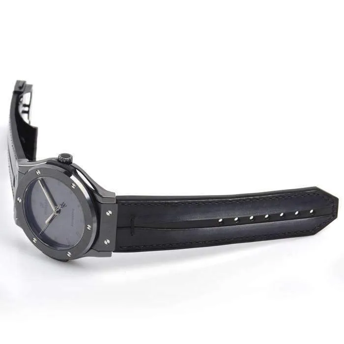 HUBLOT CLASSIC FUSION BERLUTI ALL BLACK 45 MM MEN WATCH 511.CM.0500.VR.BER16
