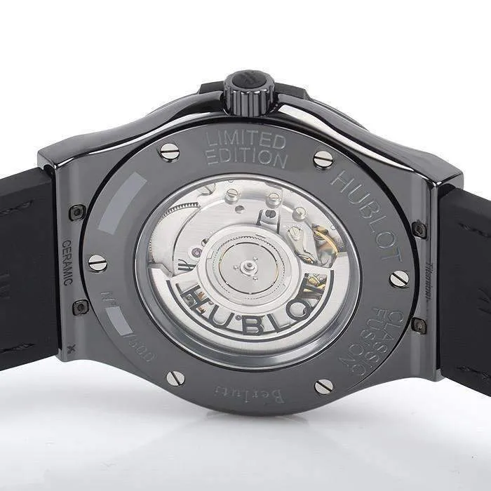 HUBLOT CLASSIC FUSION BERLUTI ALL BLACK 45 MM MEN WATCH 511.CM.0500.VR.BER16