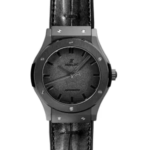HUBLOT CLASSIC FUSION BERLUTI ALL BLACK 45 MM MEN WATCH 511.CM.0500.VR.BER16