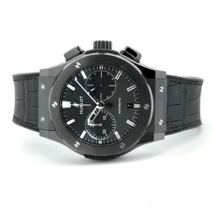 Hublot Classic Fusion Black Magic Chronograph, Carbon Fiber Dial, 45mm