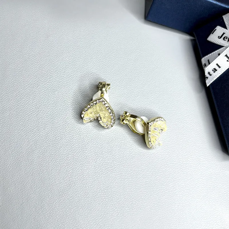 INSTOCK-(PACK OF TWO)Pearl ear clips for no pierced ears