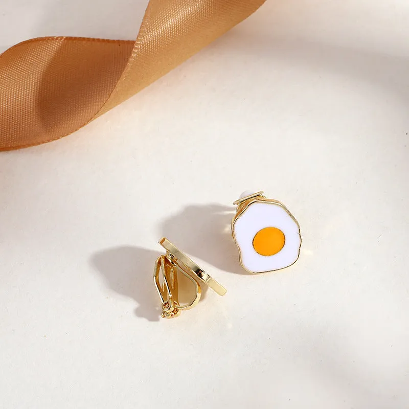 INSTOCK-(PACK OF TWO)Pearl ear clips for no pierced ears