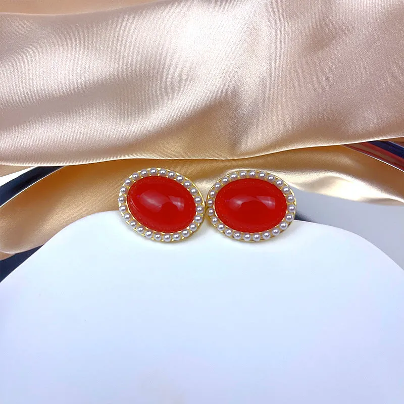 INSTOCK-(PACK OF TWO)Pearl ear clips for no pierced ears