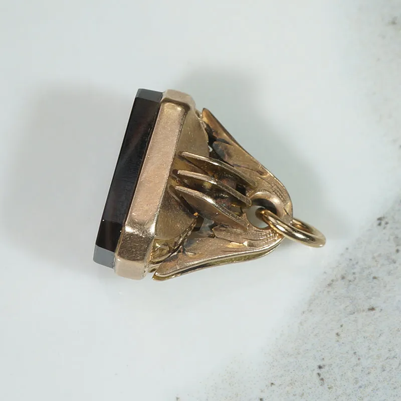 Interesting Victorian Fob with Onyx Soldier Intaglio
