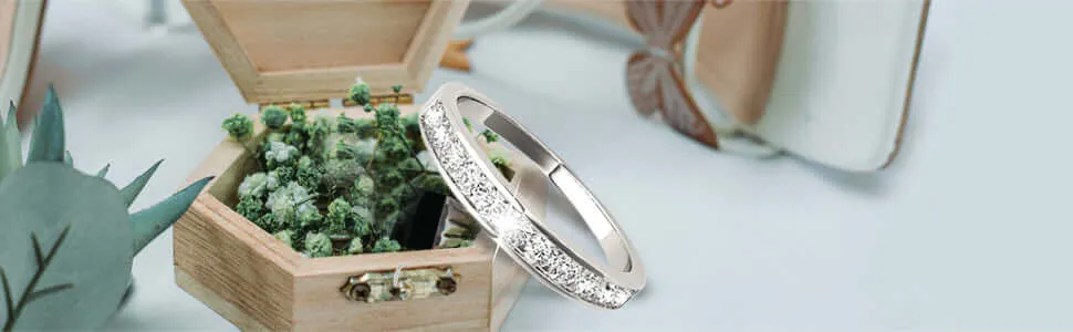 JewelMore 1/2ctw Diamond Channel Wedding Band in 10k White Gold