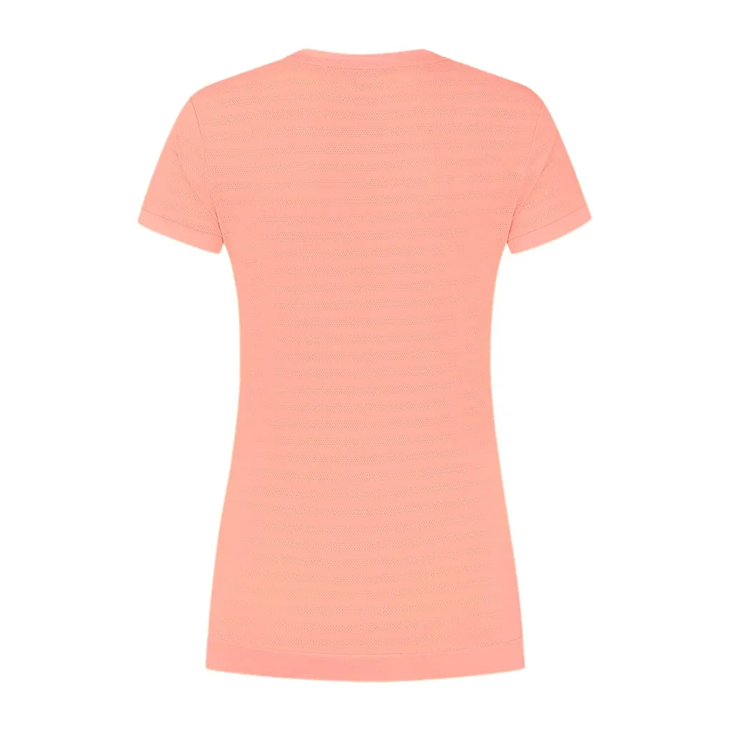 K-Swiss Tac Hypercourt Womens V-Neck Badminton Top - Desert Flower