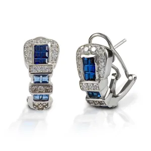 Kelly Herd Ranger Style Buckle Earrings