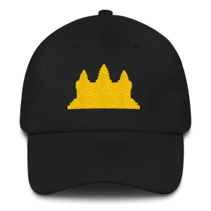 Khmer Cambodia Gold Angkor Wat Classic Dad Hat Cap