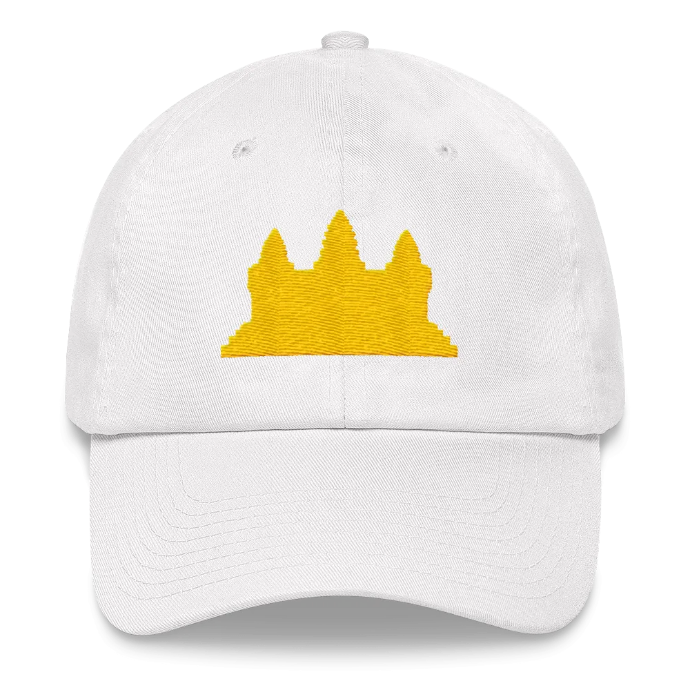 Khmer Cambodia Gold Angkor Wat Classic Dad Hat Cap