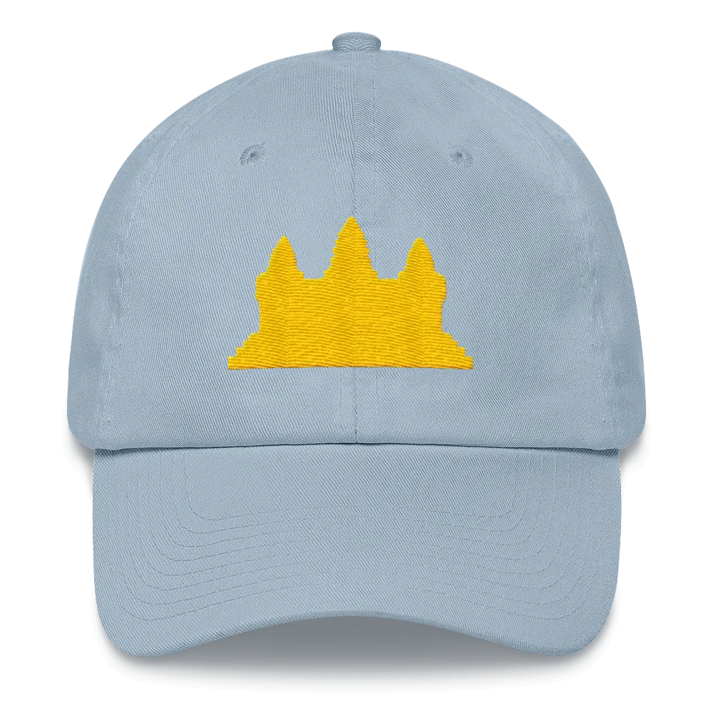 Khmer Cambodia Gold Angkor Wat Classic Dad Hat Cap