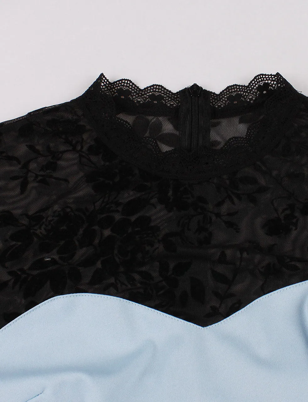 Lace Semi Sheer Cap Sleeve 1950S Vintage Swing Dress