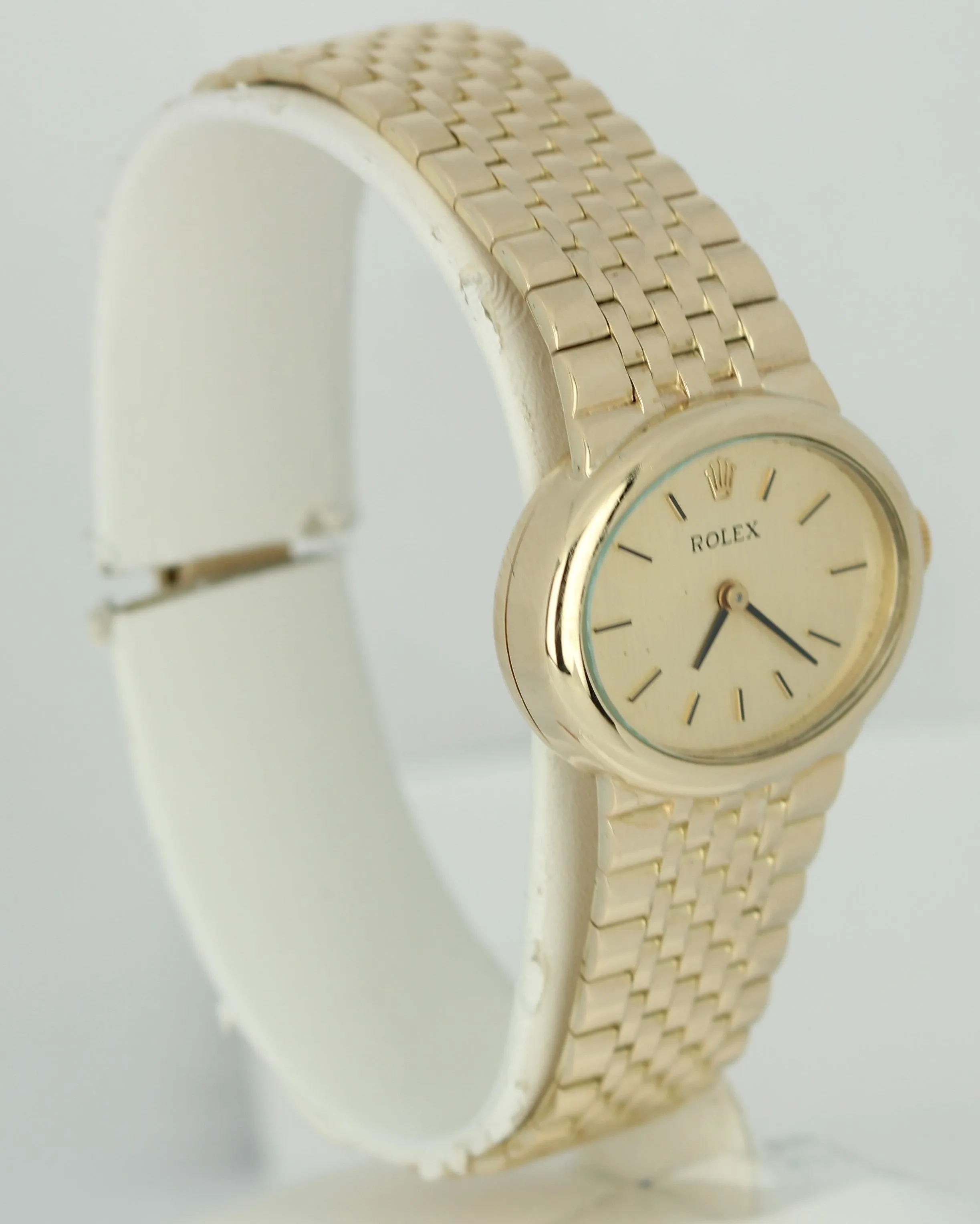 Ladies Vintage Rolex 8383 14K Yellow Gold Champagne 46.2g Manual Watch