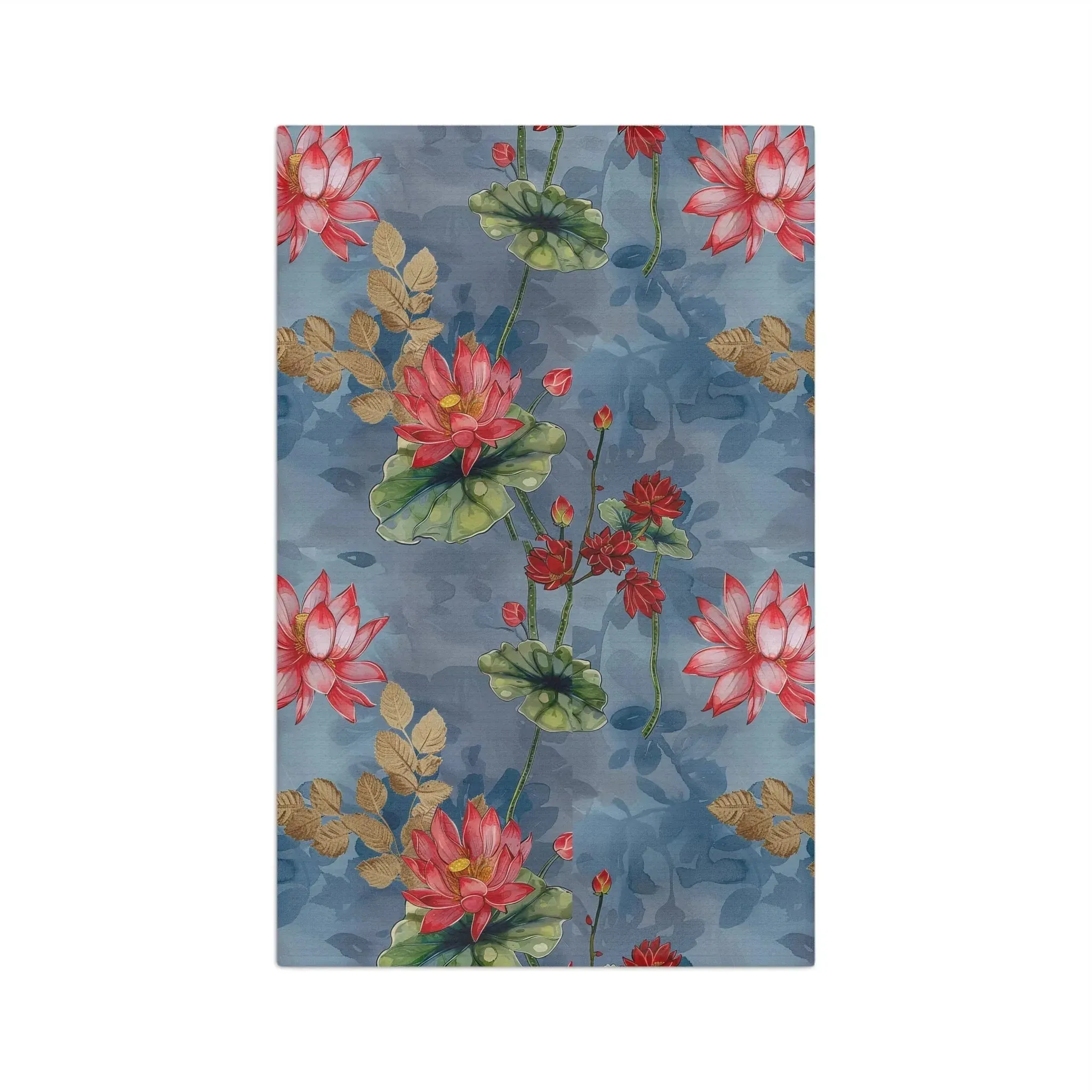 Lake Lotus Luxury Tea Towel