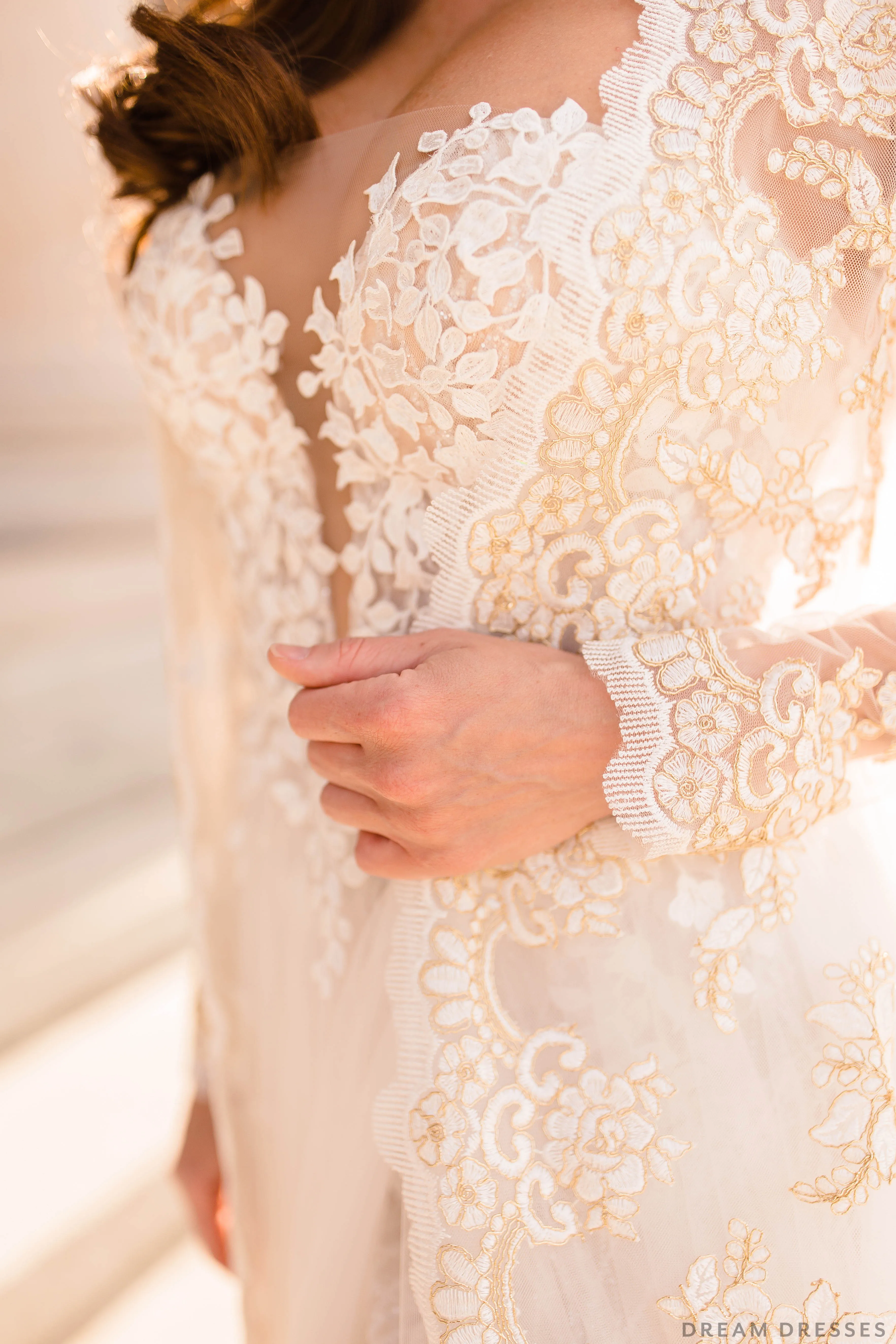 Long Bridal Cape Jacket (#BRISA)