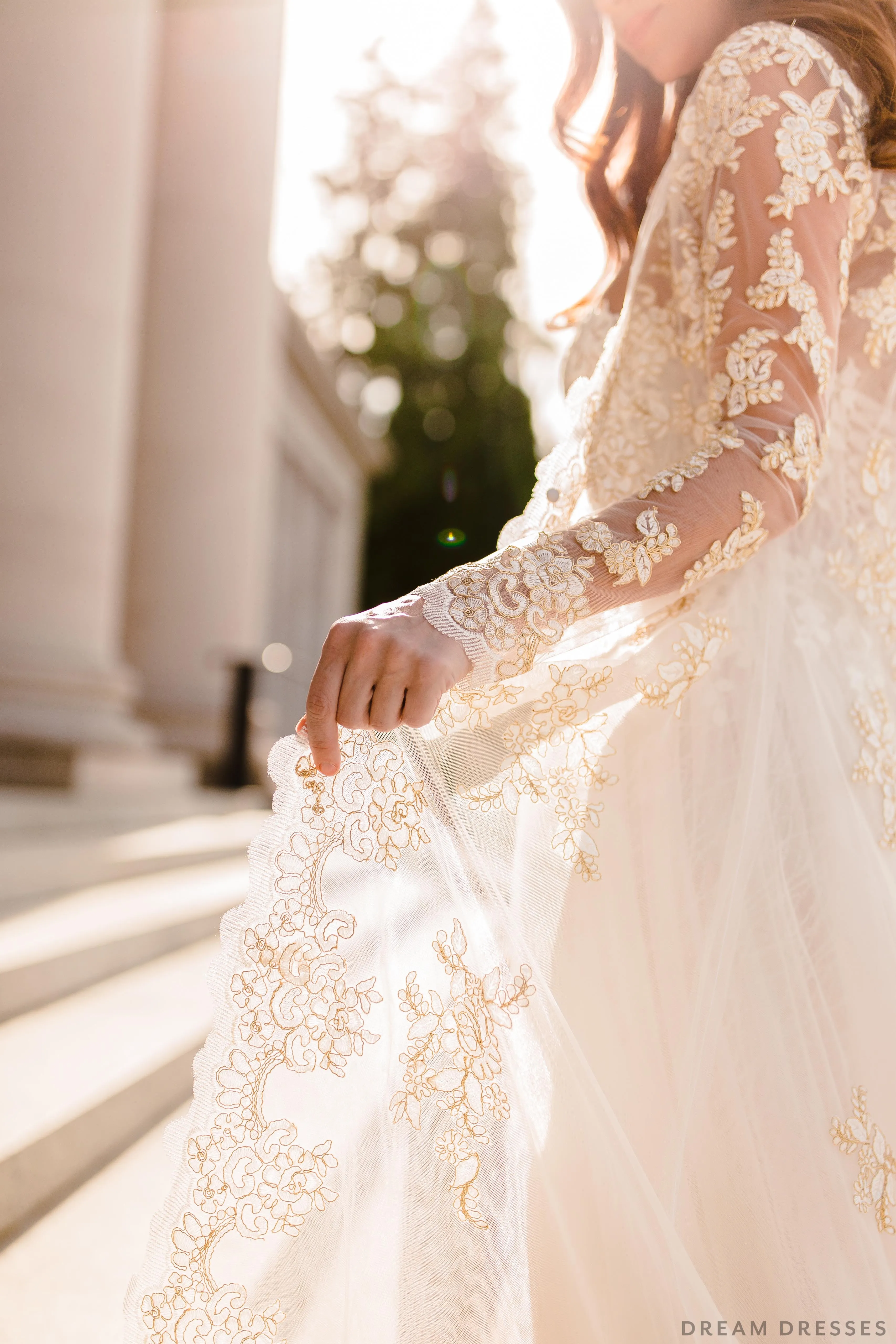 Long Bridal Cape Jacket (#BRISA)