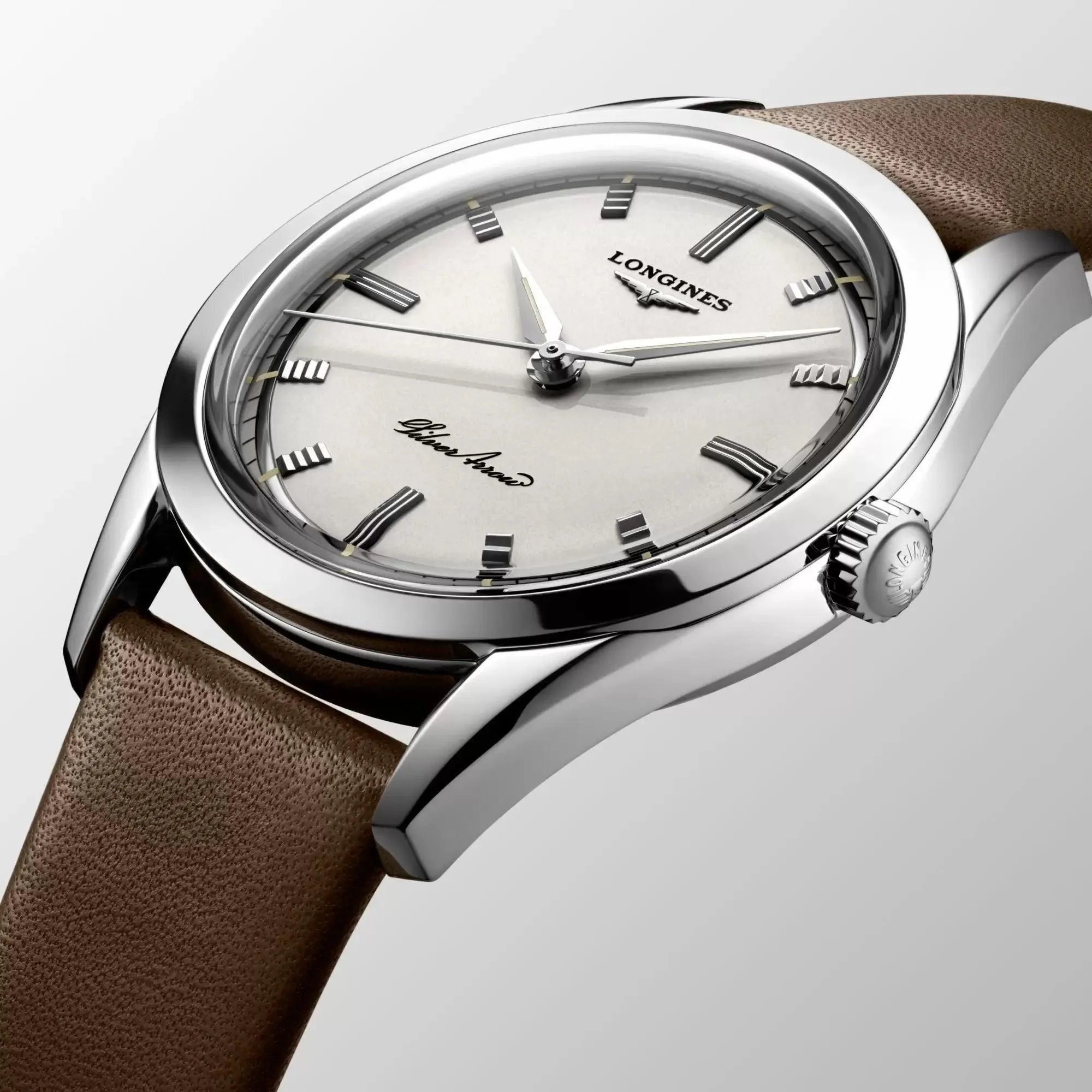 LONGINES SILVER ARROW 38.5MM Silver Automatic Silver Steel L2.834.4.72.2