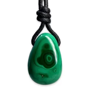 Luck Strings Malachite Pendant - Harmonizing Beauty