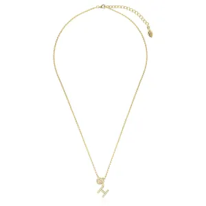 LUXURY LETTERS H INITIAL PENDANT GOLD