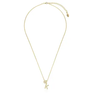 LUXURY LETTERS K INITIAL PENDANT GOLD