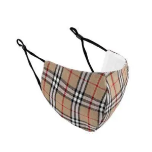 Masks | Plaid | Tartan vintage check | Designer inspired | Scotland |
