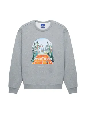 MC Artwork Sweatshirt- Melange Grey