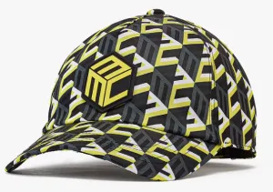 MCM Cubic Monogram Print Cap in Recycled Nylon -MECCSCK02 -Yellow YW