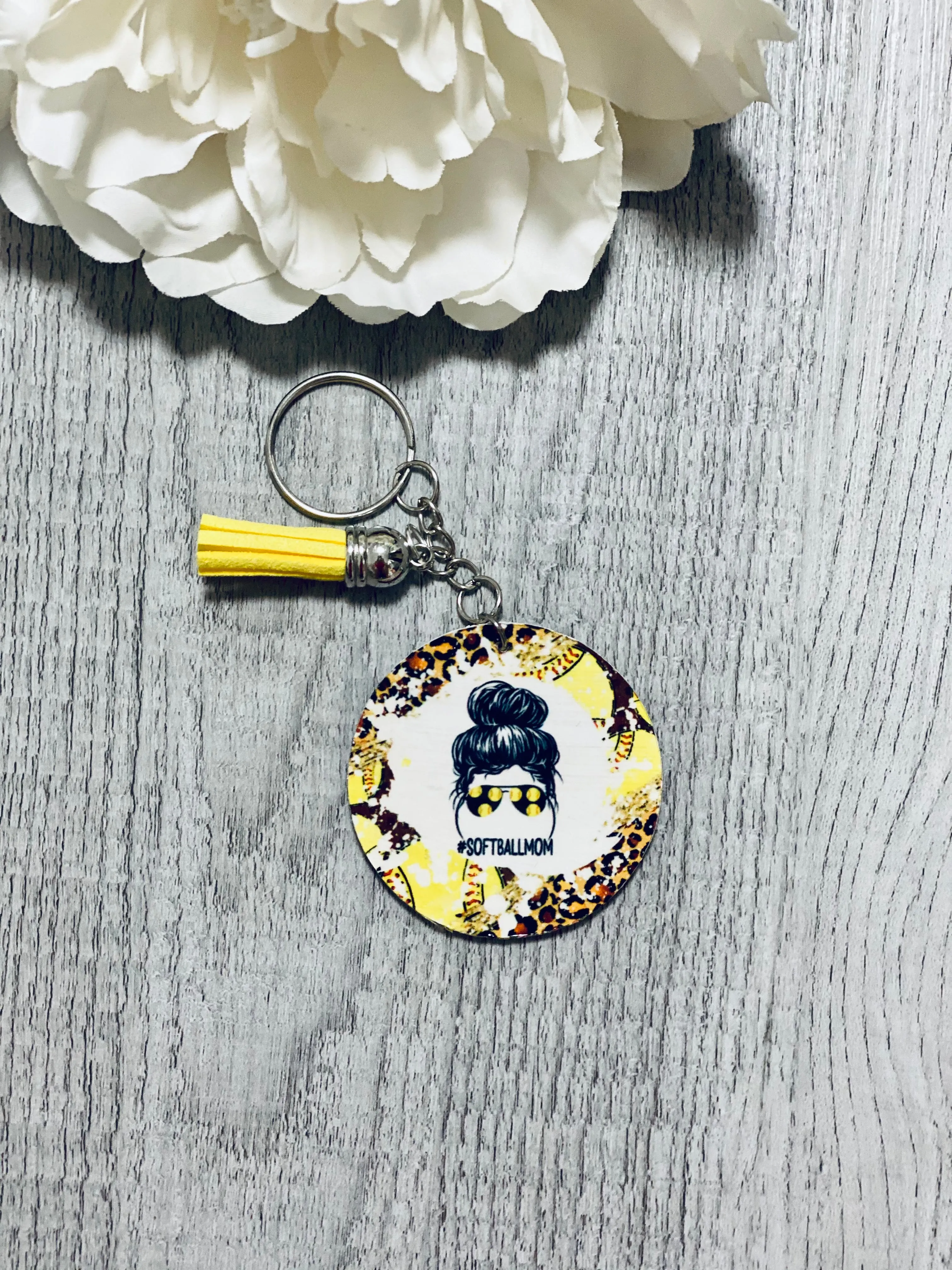Mom Life Keychain