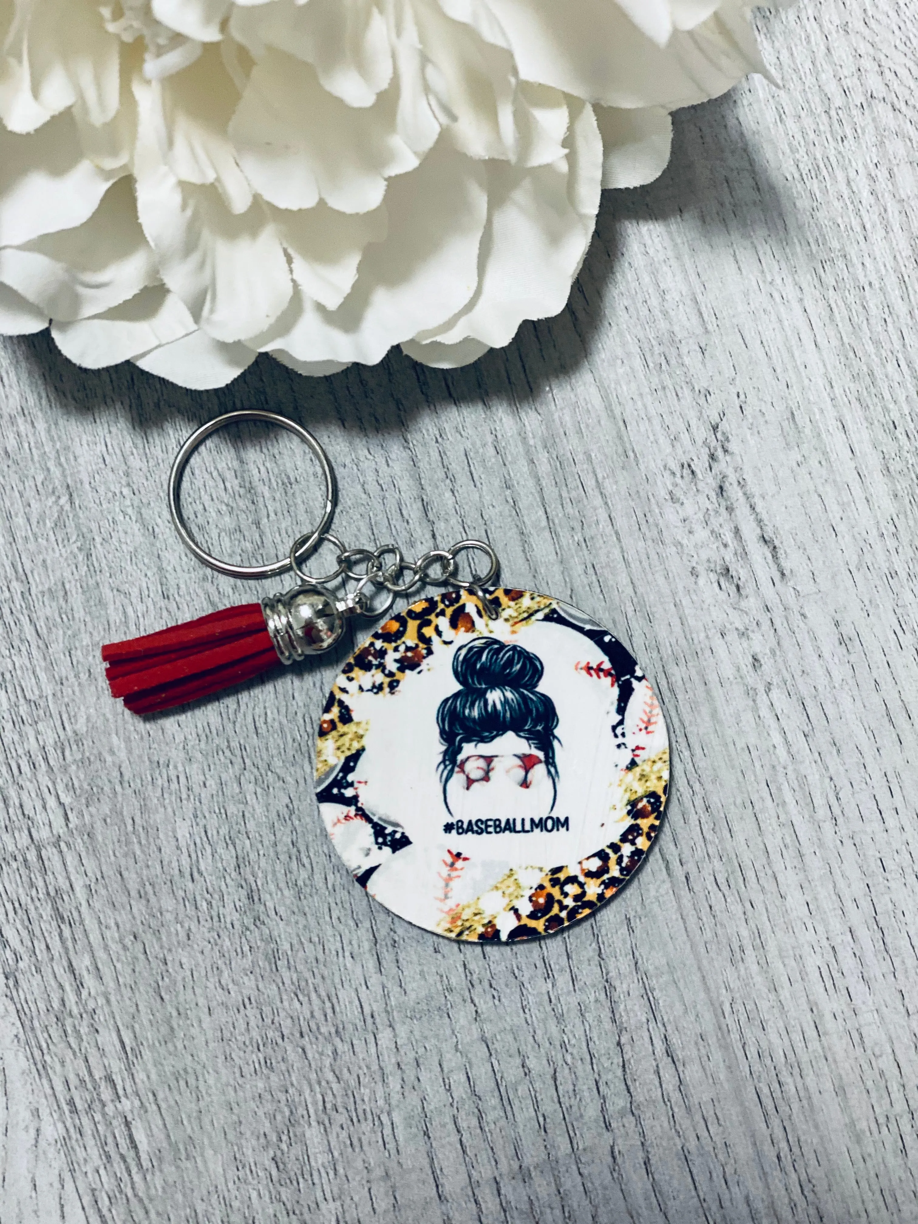 Mom Life Keychain