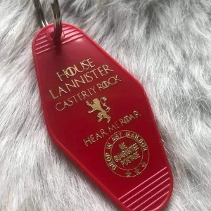 Motel Key Fob | House Lannister, Game of Thrones - CLEARANCE