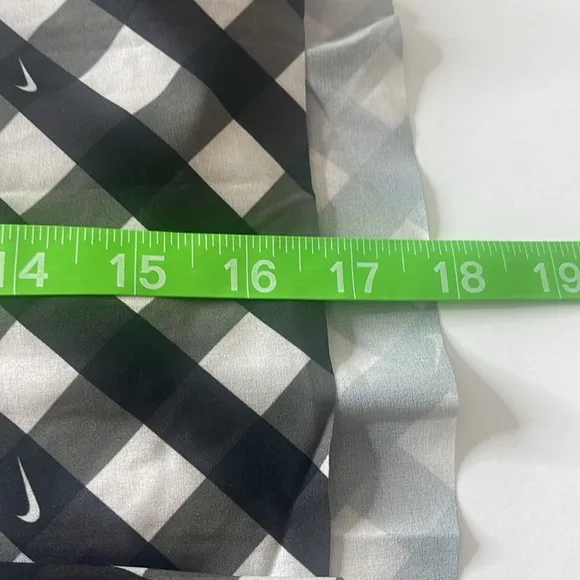 Nike Core Club Printed Tennis Skirt Skort Black White Gingham XL