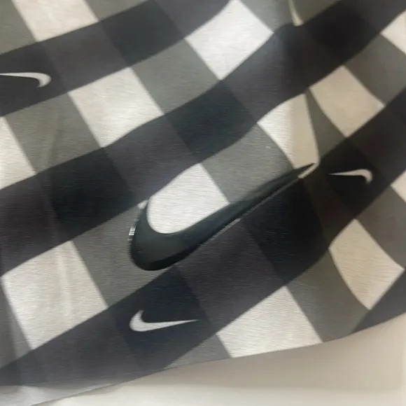 Nike Core Club Printed Tennis Skirt Skort Black White Gingham XL