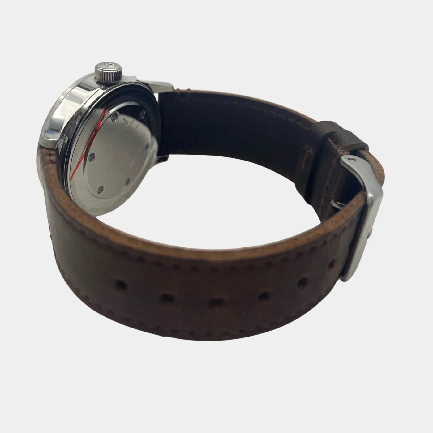 NIXON Sentry 38 Leather Blue / Brown Men's Watch - New w/ Tags Pulled BB Raffle