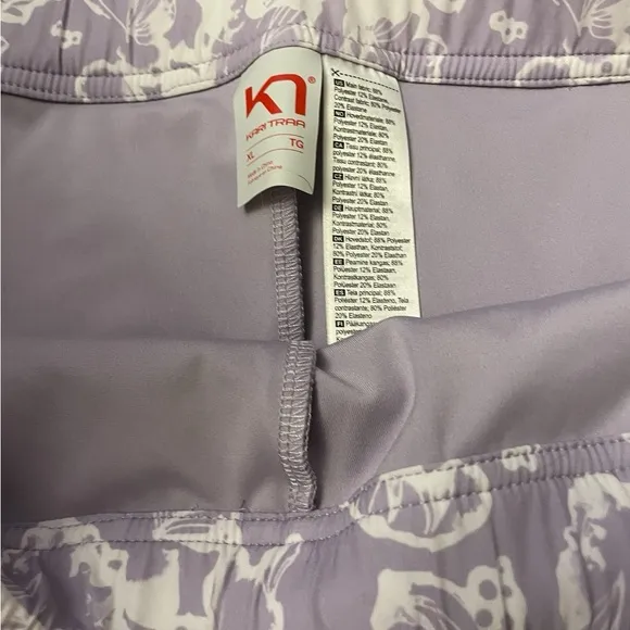 NWT KARI TRAA Women’s Ane Skort Skirt Athletic Tennis Balmy Purple Size XL
