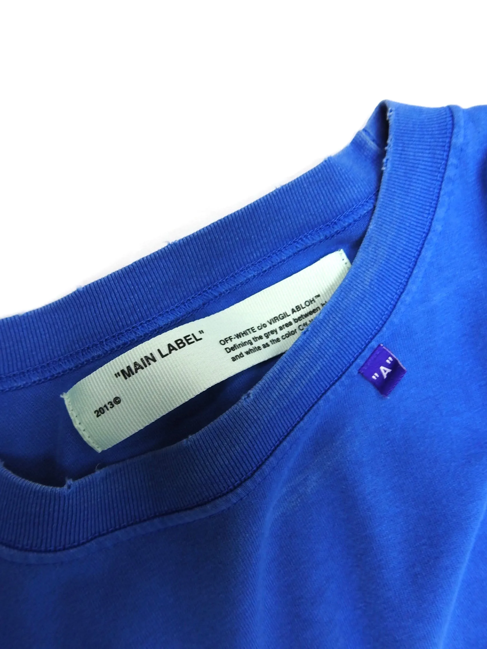 Off-White 2013 80’s Vintage Effect Pocket Tee Size Small