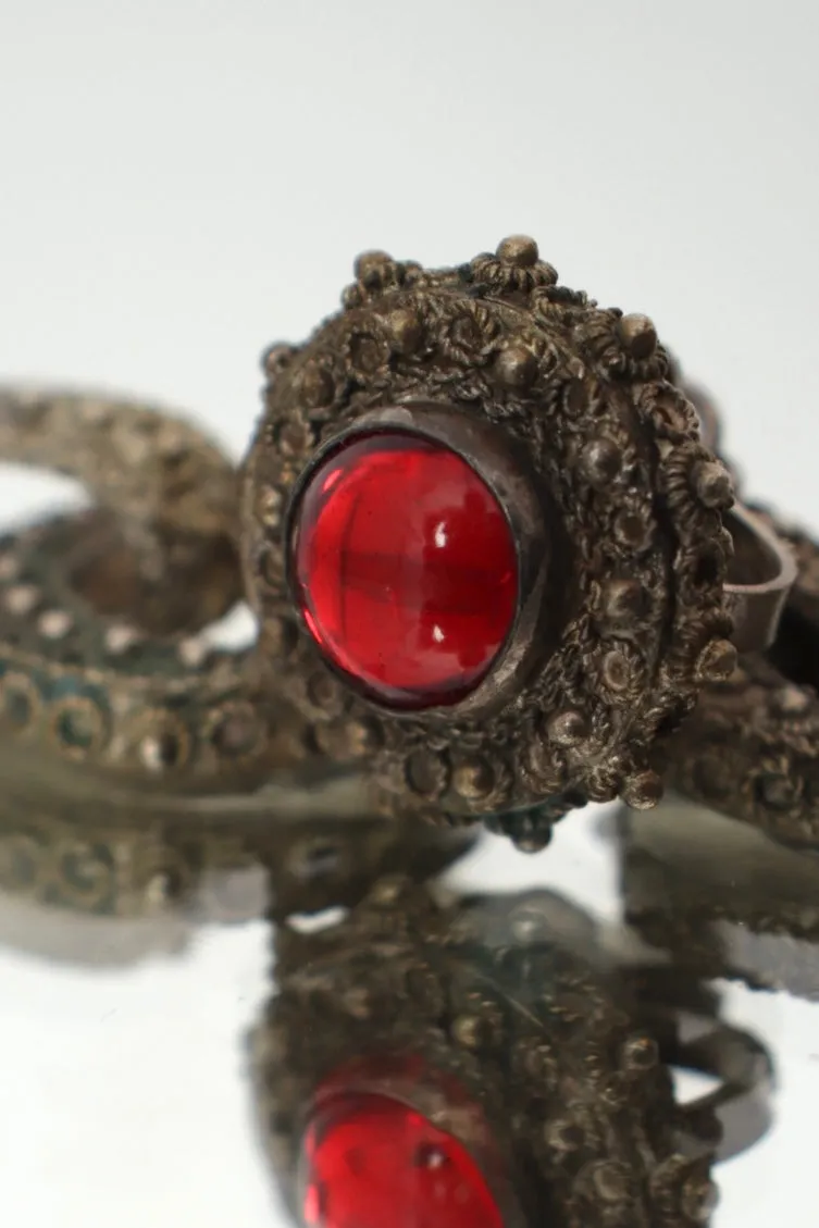 Papa George Etruscan Revival Fob Charm Bracelet