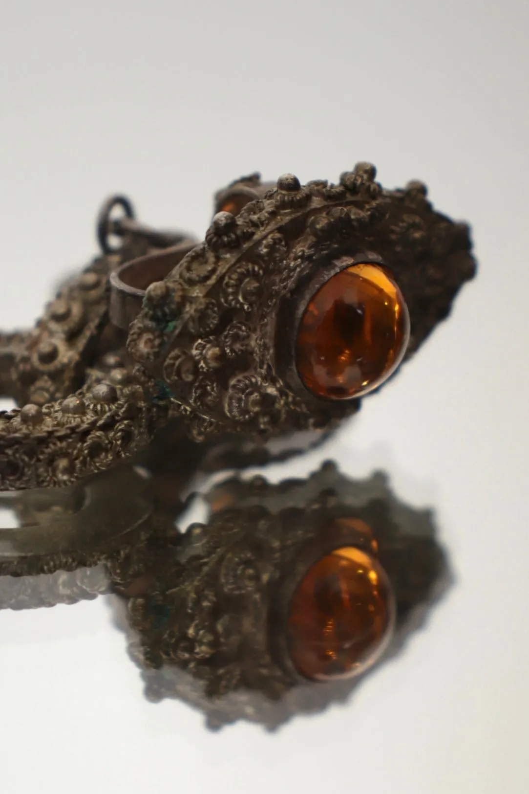 Papa George Etruscan Revival Fob Charm Bracelet
