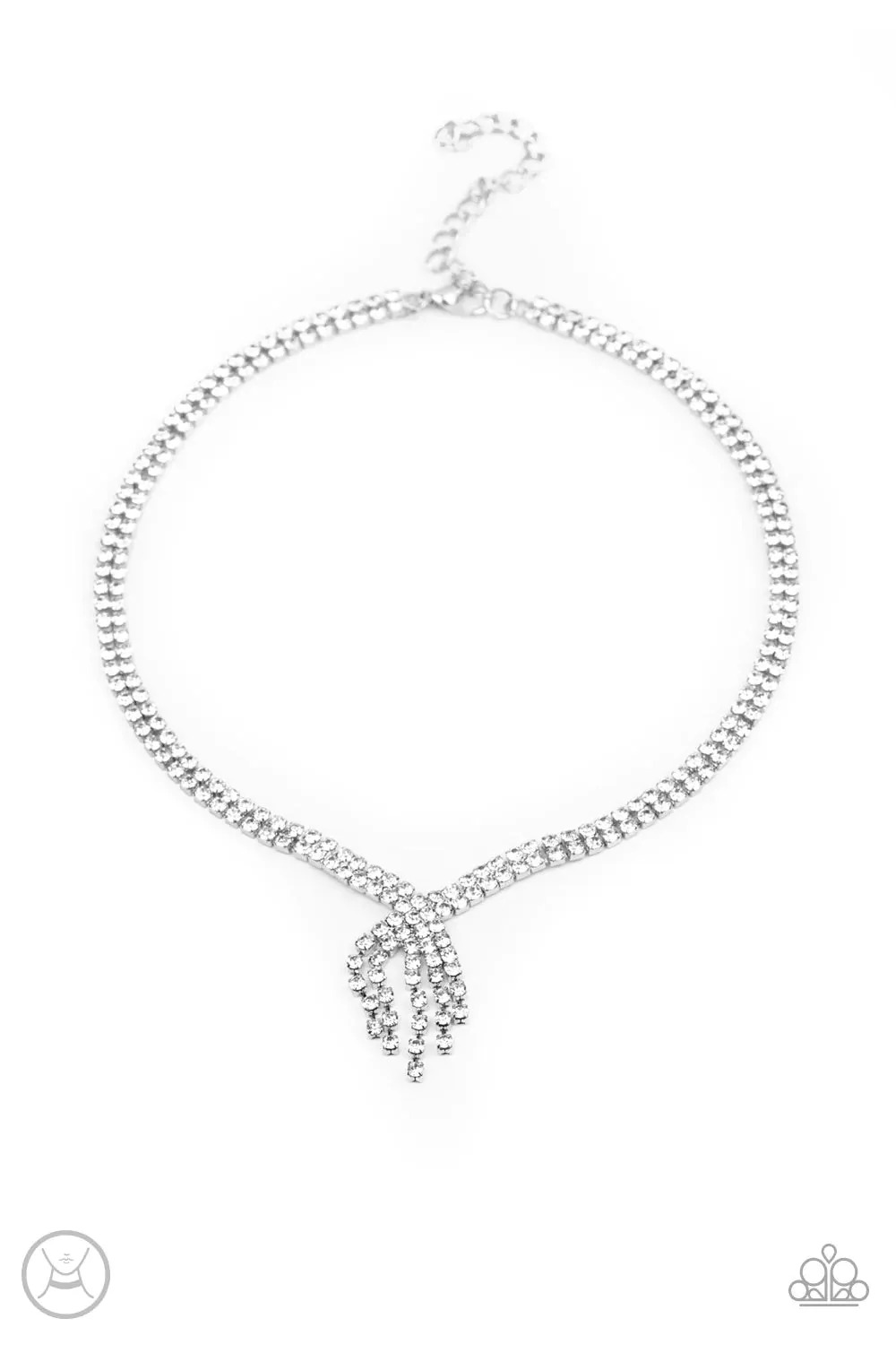 Paparazzi - Ante Up Silver Choker Necklace