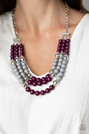 Paparazzi - BEAD  Your Own Drum - Purple Necklace