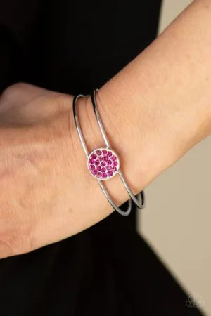 Paparazzi - Dial Up The Dazzle - Pink Bracelet