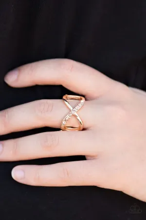Paparazzi - Forever and Ever - Gold Infinity Ring