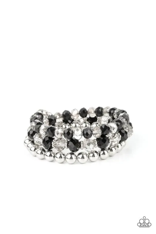 Paparazzi - Gimme Gimme - Black Infinity Bracelet