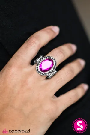 Paparazzi - Strike A JUXTAPOSE Pink RIng