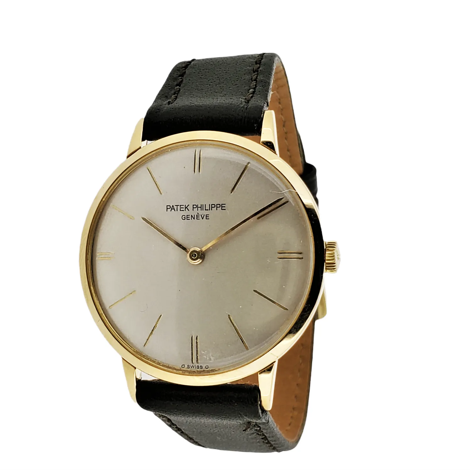 Patek Philippe 3538;  Classic Vintage extra thin Calatrava Dress Watch 33mm Circa 1970's