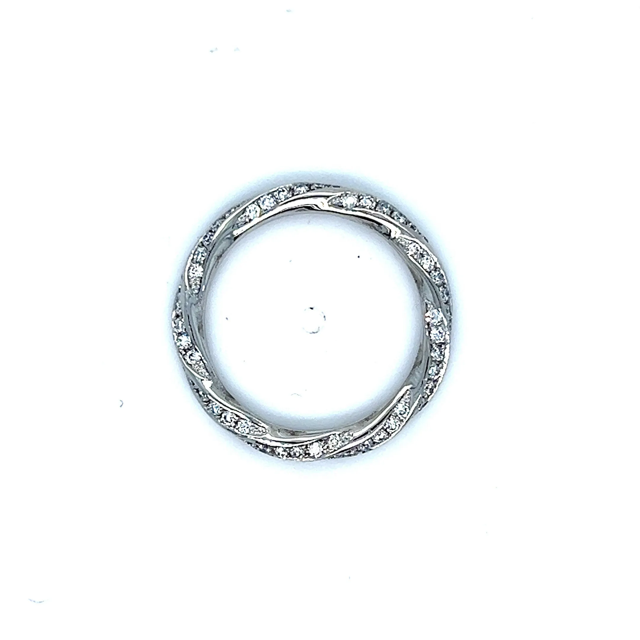 Pave Diamond Classic Twist Band.