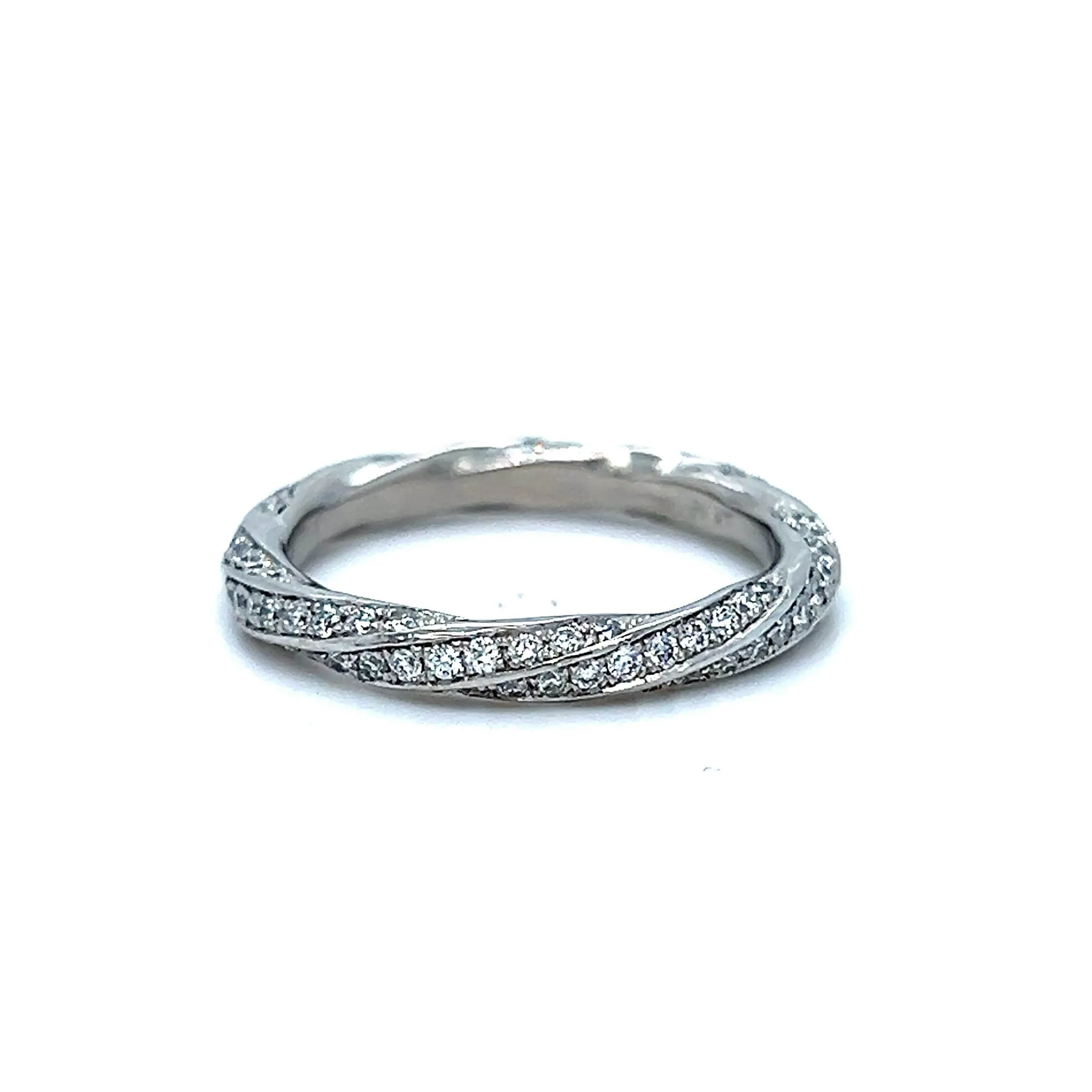 Pave Diamond Classic Twist Band.