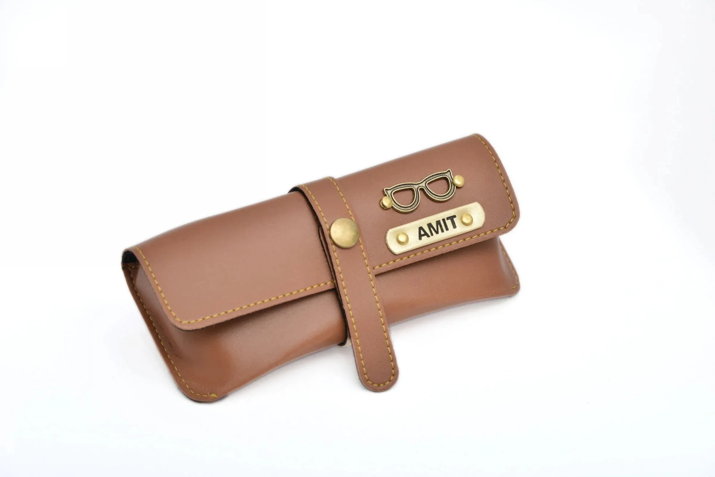 Personalized Eyewear Case 1.0 - Tan