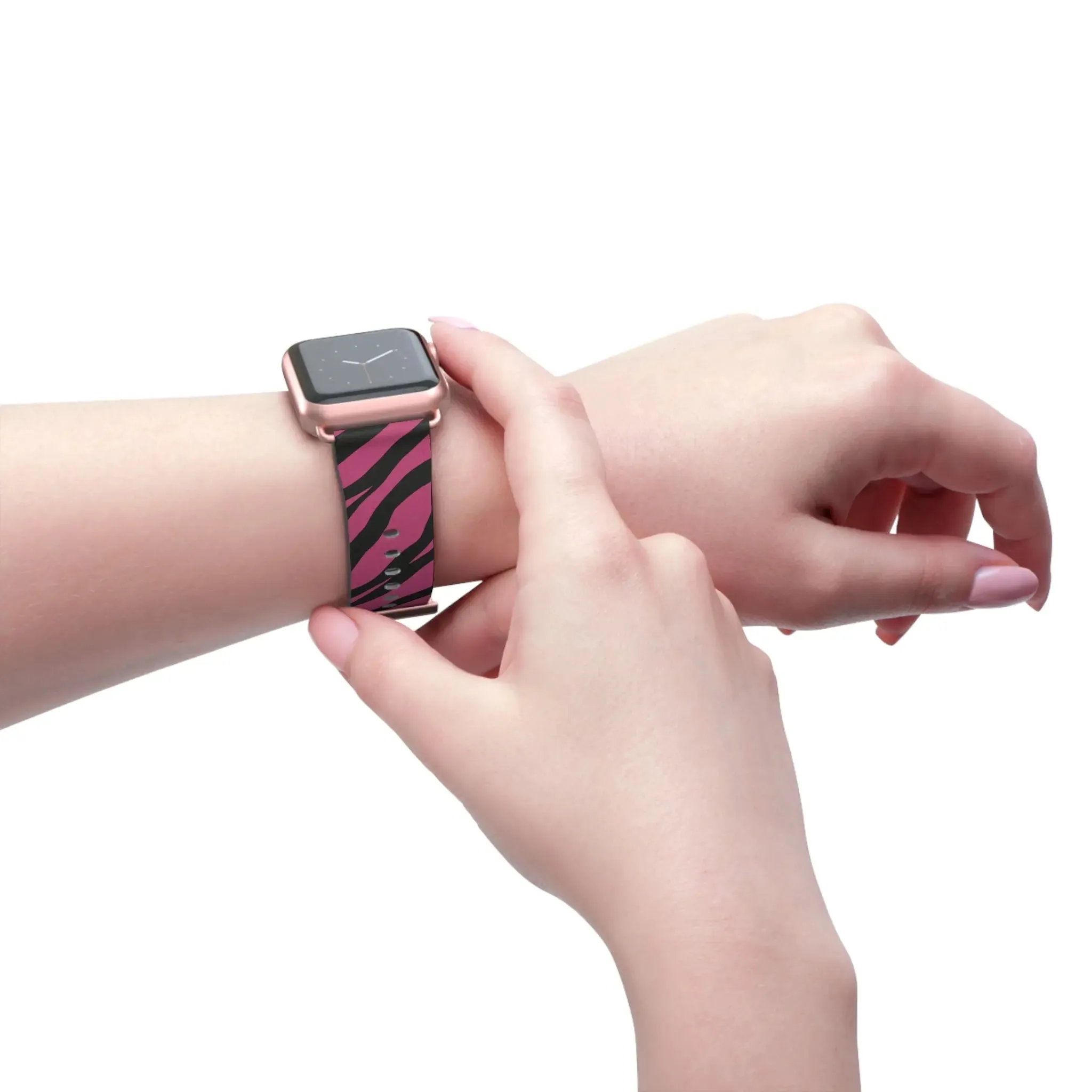 Pink Tiger Watch Band